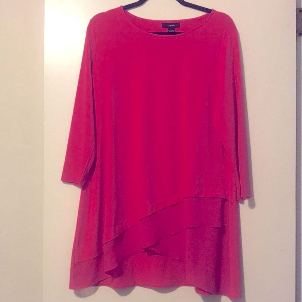 Alfani Cascading Ruffle Tunic